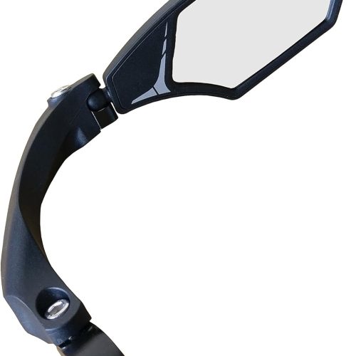 ZIZE Bikes - Hafny NEW Handlebar Bike Mirror, HD,Blast-resistant, Glass Lens, HF-MR095 (Anti-glare left)