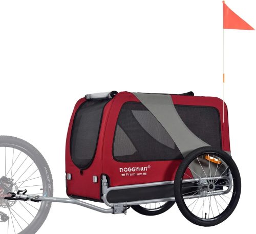 ZIZE Bikes - Doggyhut Premium Pet Bike Trailer Bicycle Trailer for Medium or Large Dogs, Dog Bicycle Carrier