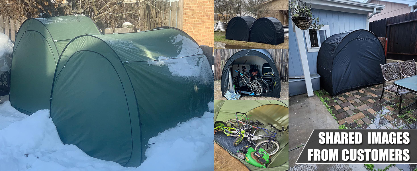 bike storage tent