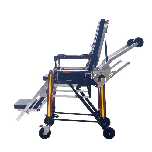 ZIZE Bikes - MS3C-1000 PRO Commercial Heavy Duty/Bariatric Folding Lightweight Stretcher-Chair, Weight Capacity 550 lbs